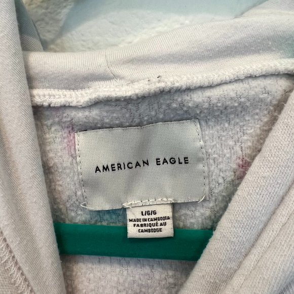 American Eagle Tie Dye Hoodie, Size Large - Picture 9 of 9
